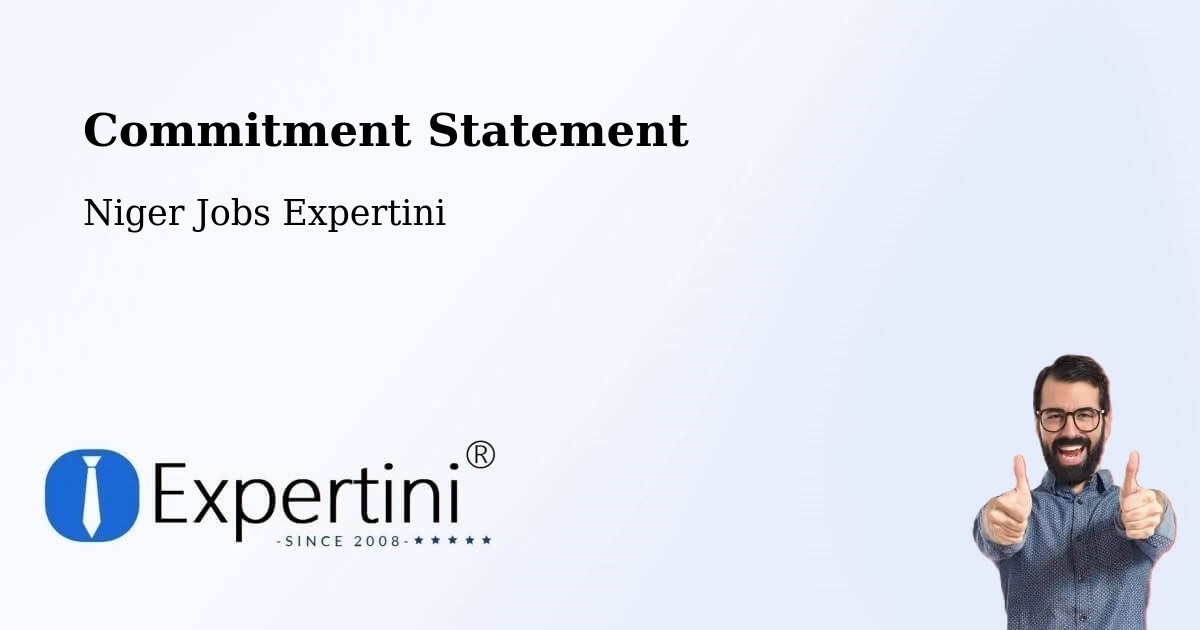 Corporate Commitment – Madaoua - Niger Jobs Expertini